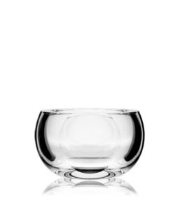 FLORERO CRISTAL REDONDO APLASTADO