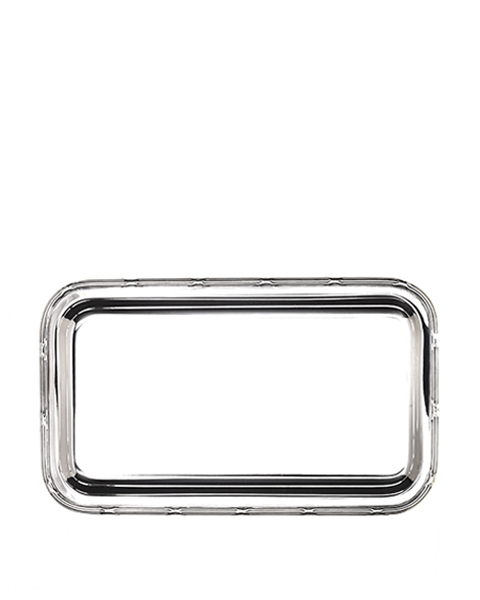 FUENTE RECTANGULAR TURGOT 33X25CM BRONCE PLATEADO